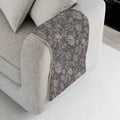 Addison Rugs ASB680 Taupe 50" x 70" Oversized Sherpa Throw Blanket