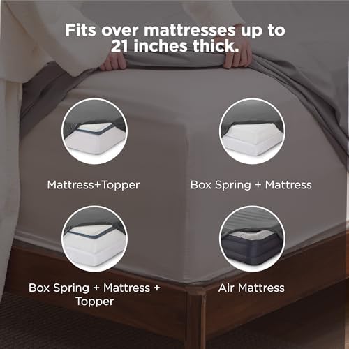 Bedsure Twin XL Sheets Dorm Bedding, GentleSoft Breathable Extra Long