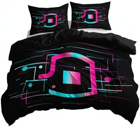 Duvet Cover Queen Size, Reversible King Duvet Cover Set with