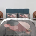 Minimalist Abstract 100% Cotton Duvet Cover Set King Size, Geometric