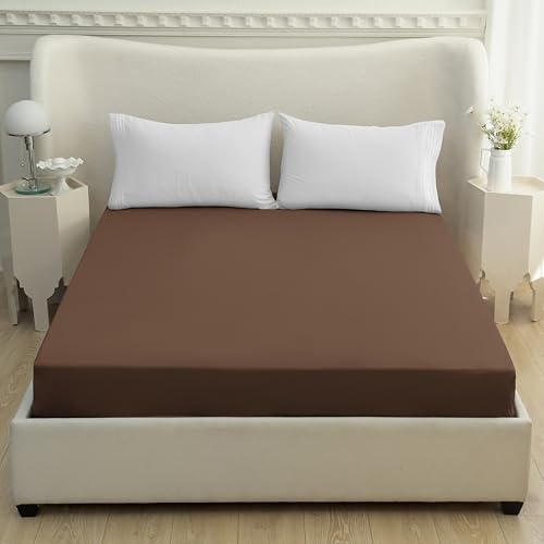 Mocassi Queen Fitted Sheet - Deep Pocket Cooling Sheets up to 16 inch