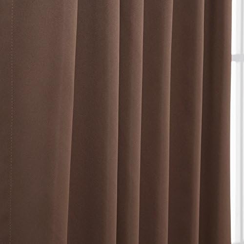 Home Fashion Basic Thermal Insulated Blackout Curtains - Back Tab/Rod