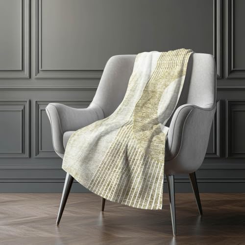 Addison Rugs ASB676 Taupe 50" x 70" Oversized Sherpa Throw Blanket