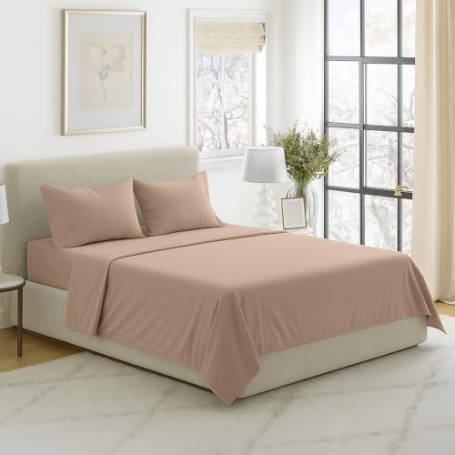 Sheets for Queen Size Bed - 4-Piece Wrinkle Resistant Brushed