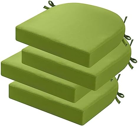 idee-home Outdoor Chair Cushions Set of 4, 17 x 17 Outdoor Seat
