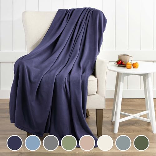 Twin Size Fleece Bed Blanket | Comfy Supersoft Fleece Blanket