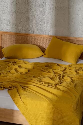 Muslin Blanket - Pure 100% Turkish Cotton Airy Soft Light Versatile