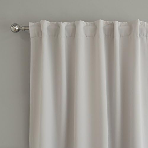 Home Fashion Thermal Insulated Blackout Curtains - Back Tab/Rod Pocket
