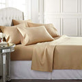 KBC linen 6 Piece Hotel Luxury Ultra-Soft 100% Cotton Bed Sheets Set