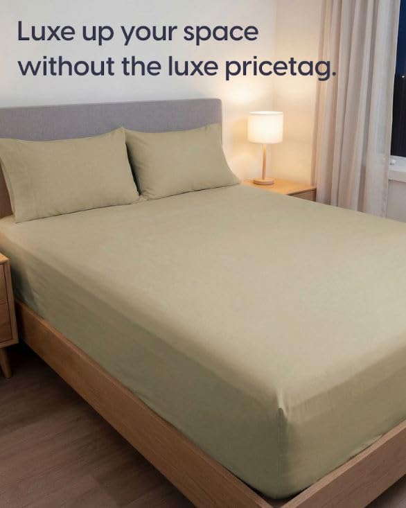Sleepy Town King Size Bed Sheets - 3 Piece - NO Flat Sheet Included