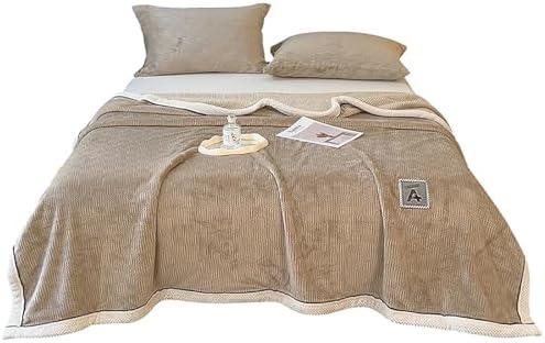 Sherpa Fleece Velvet Blanket,Home Fleece Throw,Super Soft Knitted