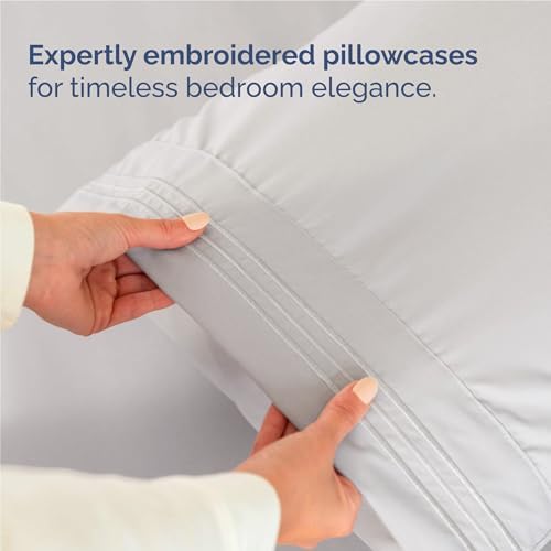 Full Size 4 Piece Sheet Set - Breathable & Cooling Sheets - French