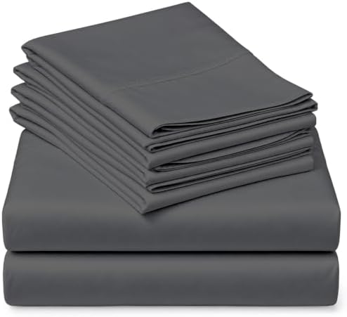 Mattress-Homes 6 Piece King Sheet Set, Hotel Luxury Collection, 100%