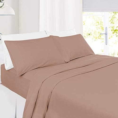 Setaluna Soft and Silky 4 Piece Bed Sheet Set – Easy Fit 12" to 18"
