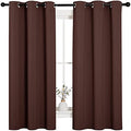Grommet Blackout Curtains for Bedroom and Living Room Set of 2 Panels