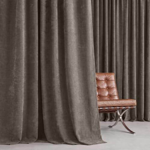 NICETOWN Full Blackout Pleated Curtains 96 inch Length 2 Panels