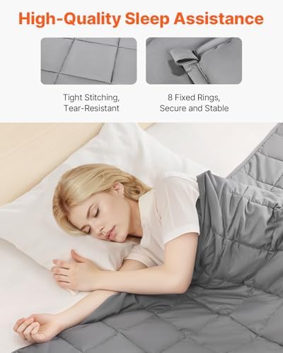 VEVOR Weighted Blanket 60 x 80 inch - Queen Size, 25 lbs Heavy Blanket