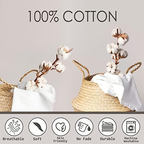 Erosebridal Flowers Leaves 100% Cotton Comforter Cover Queen Boho