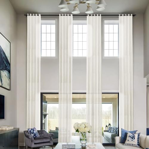 Frelement 120 Inches Extra Long Room Darkening Curtains for High