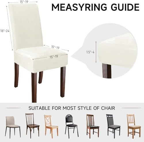 Velvet Dining Room Chair Covers Washable Dining Chairs Covers Stretch