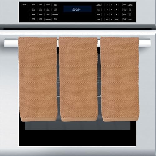 Beige Clay Peach Blush Tan Pink Kitchen Hand Dish Towels: Oversized