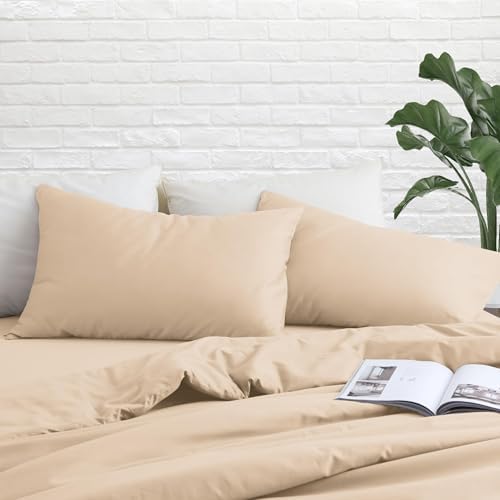 Pillow Cases Standard Size 4 Pcs,100% Egyptian Cotton 400 Thread Count
