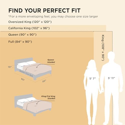 Bedsure Soft Cal Size Blanket for Bed Beige 102"x96"