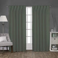 KEMCO Double Pinch Pleat - Room Darkening Blackout Polyster Sateen