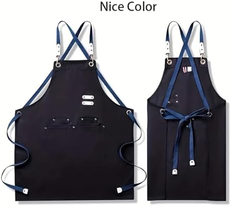 2pcs Aprons With Pockets Cotton Enrich Durable Large Waterproof For