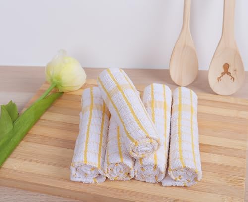 AMOUR INFINI Kitchen Dish Cloths Set of 8 - Ultra Soft, Highly