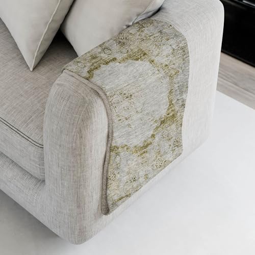 Addison Rugs ASB675 Taupe 50" x 70" Oversized Sherpa Throw Blanket