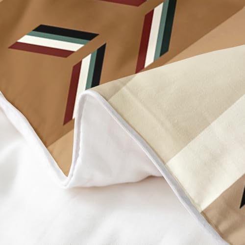 jejeloiu Southwest Native Design Duvet Cover Queen Size Ultra Soft