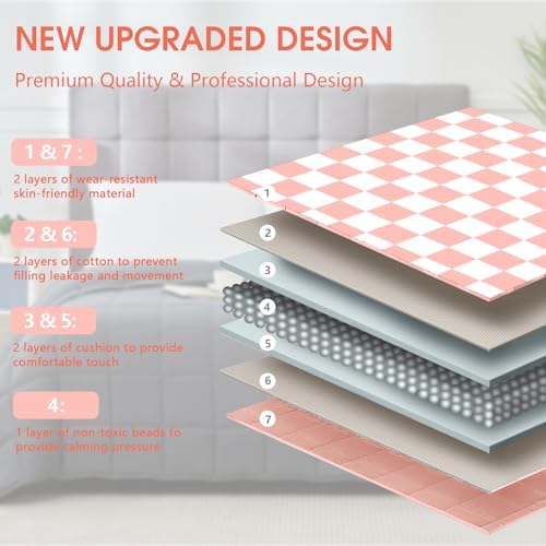 Weighted Blanket for Adults 12lbs, 48"x72", Twin Full Size Cooling