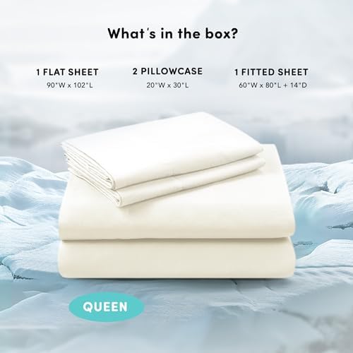 Comfort Spaces Coolmax Moisture Wicking Cooling Sheet Set, Queen