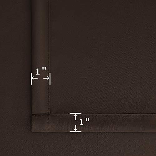 BGment Rod Pocket Blackout Curtains for Bedroom - Thermal Insulated