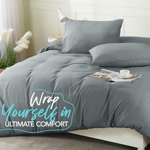 Utopia Bedding Duvet Cover Set with Pillowcases - 3 Pieces Bedding