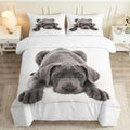 King Duvet Cover Set Soft Microfiber Animals Great Dane