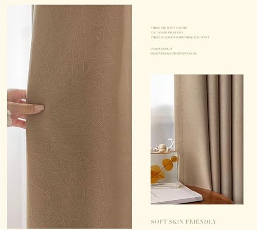 84 Inch Curtains 2 Panel Set Blackout, Window Curtains for Patio