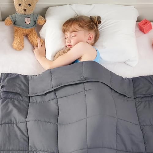 yescool Weighted Blanket 10 Pounds Twin Cooling Weighted Lap Blanket