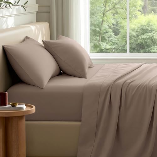Bare Home Sheet Set 1800 Ultra-Soft Envelope Pillowcases