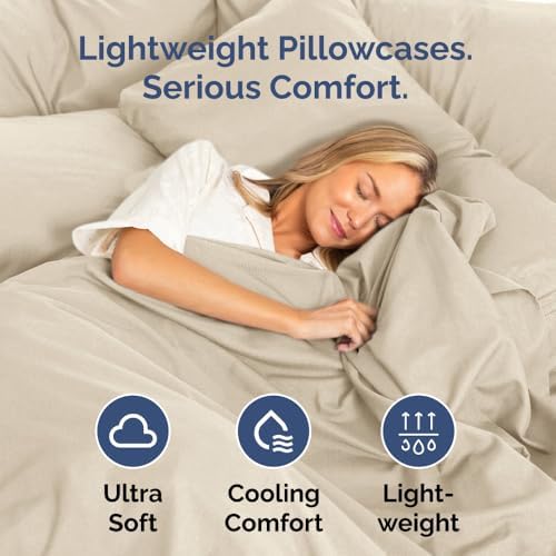 Standard Pillow Cases Set of 6 - Ultra Soft Cozy Pillowcase Covers