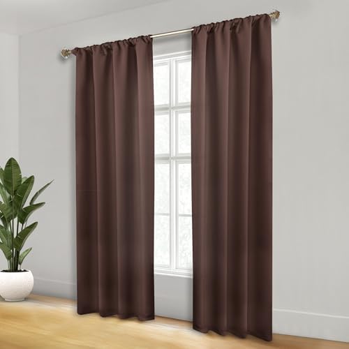 Classic Blackout Curtains, Rod Pocket, Room Darkening, Bedroom