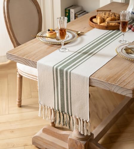 Boho Table Runner for Modern Farmhouse Decor, Dining Table décor 13 x