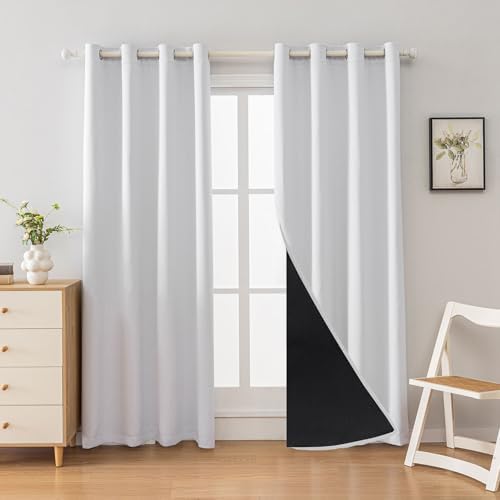 Anytime 100% Blackout Curtain 2 Panels Set,Thermal Insulated Window