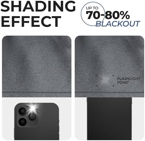BLUENILEMILLS Room Darkening Blackout Curtain Panels with Rod