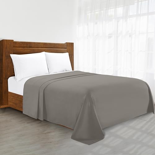 Luxury Flat Sheet on Amazon Elegant Comfort Wrinkle-Free 1500 Premier