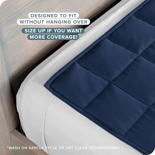 Bare Home Cotton Weighted Blanket (Dark Blue, 40"x60" 10lbs)
