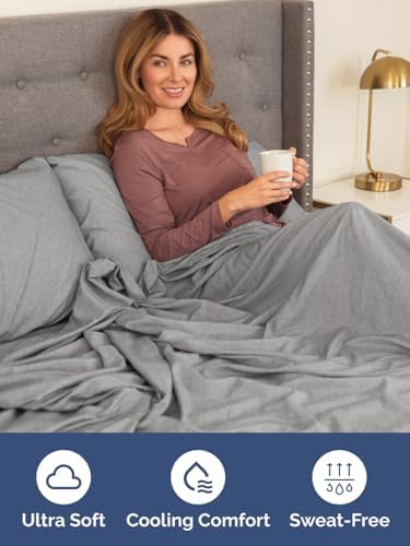 CGK Extra Deep Cal King Single Fitted Sheet Only - Heathered Grey