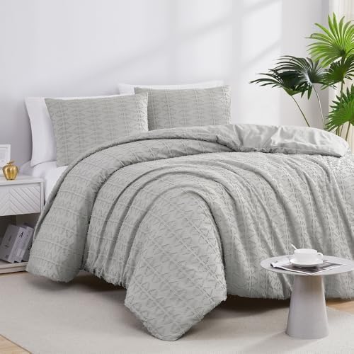 TRP Cottage Core 3 Piece Boho Duvet Cover Full/Queen Size | Clipped