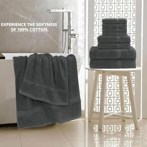 GOLD TEXTILES Luxury 10 Piece Towel Set